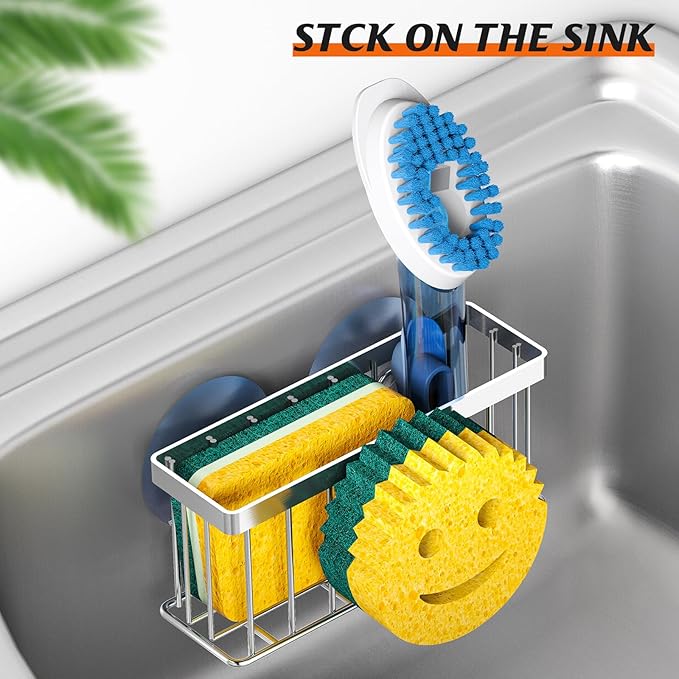 Sponge Holder Smiley Face, Sink Caddy - Image 5