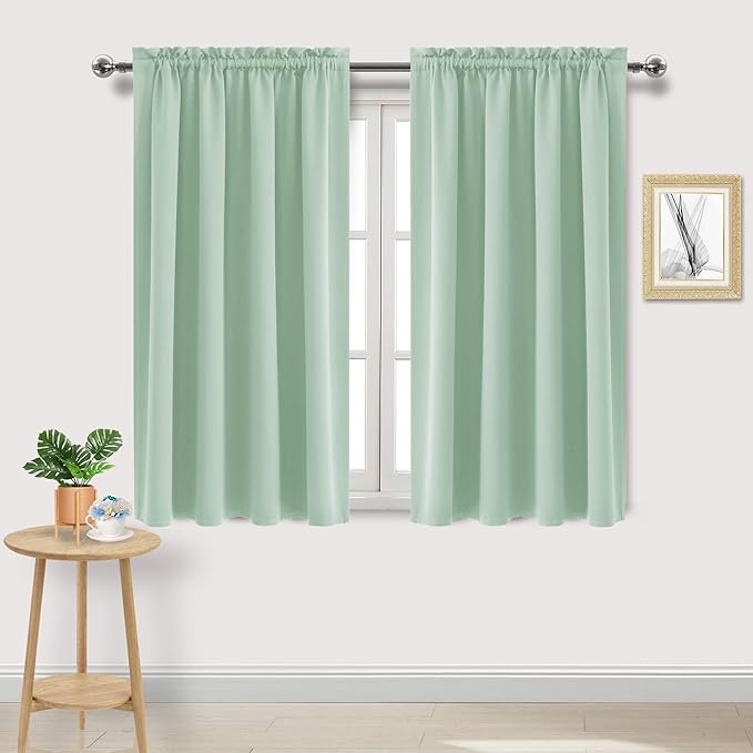 DWCN Blackout Curtains Room Darkening Thermal Insulated Bedroom Curtains Window by DWCN