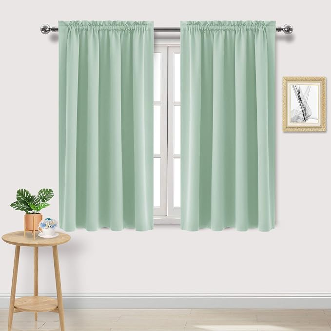 DWCN Blackout Curtains Room Darkening Thermal Insulated Bedroom Curtains Window by DWCN