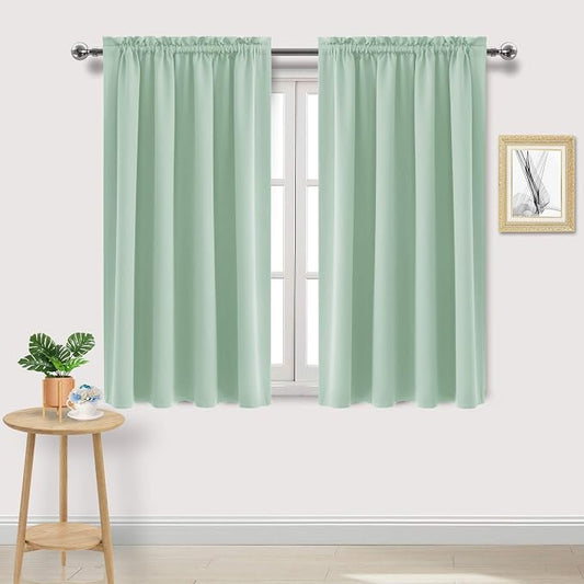 DWCN Blackout Curtains Room Darkening Thermal Insulated Bedroom Curtains Window by DWCN