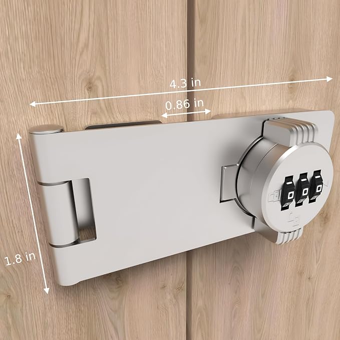 Keyless Combination Lock – 3-Digit Combination Lock - Image 2