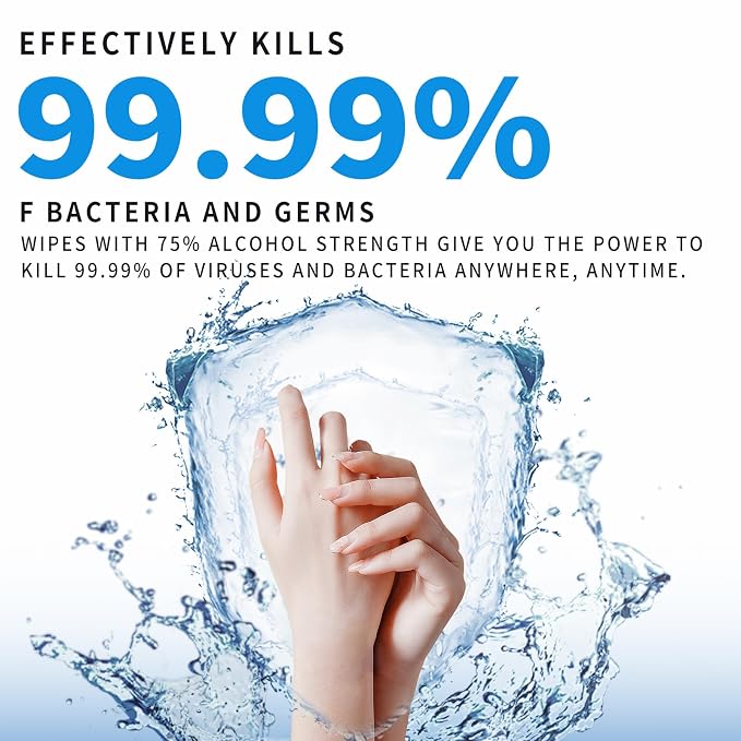 75% Alcohol Wet Hand Sanitizing Wipes - Image 7