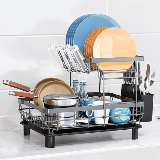 GAXmi Dish Drying Rack Over The Sink Dish Drainer by GAXmi