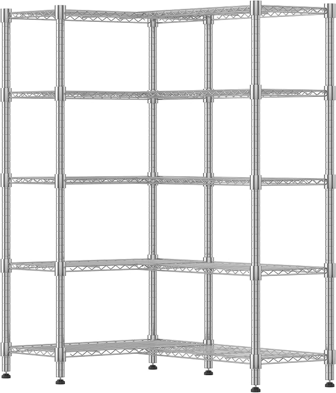 Himimi Storage Shelves-5 Tier Heavy Duty Wire Shelving Unit - Image 8