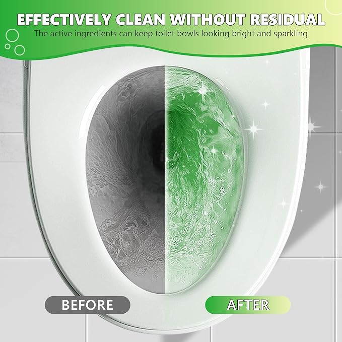 Toilet Bowl Cleaner Tablets, Automatic Toilet Bowl Cleaners, Long-Lasting - Image 2