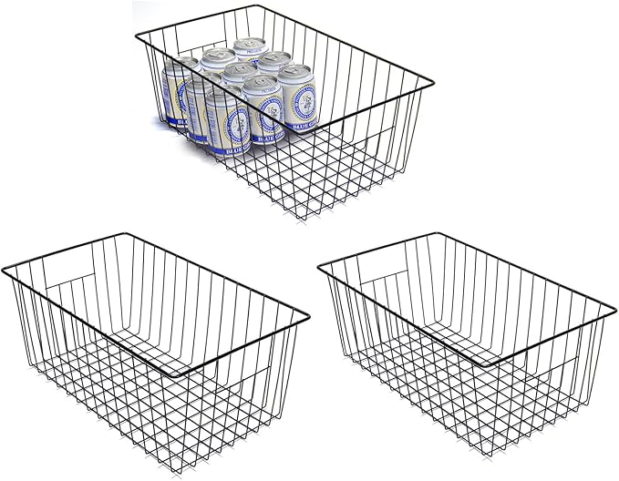 Freezer Organizer Bins, Upright Freezer Baskets by Unknown