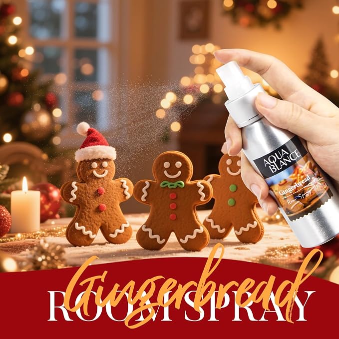 Fragrant Room Spray, Gingerbread, 3 x 3.4 fl oz, Air Fresheners Odor Eliminator - Image 4