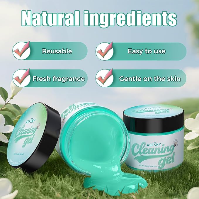 ASFSKY Car Cleaning Gel Cleaning Putty Universal Dust Cleaning Car Interior - Image 7