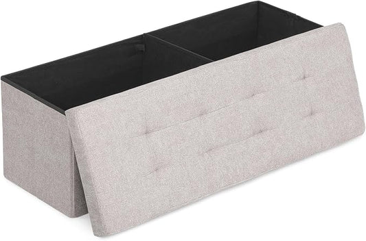 Athena Collection 43" Storage Ottoman Bench Folding Bench by AthenaCollectionFurniture