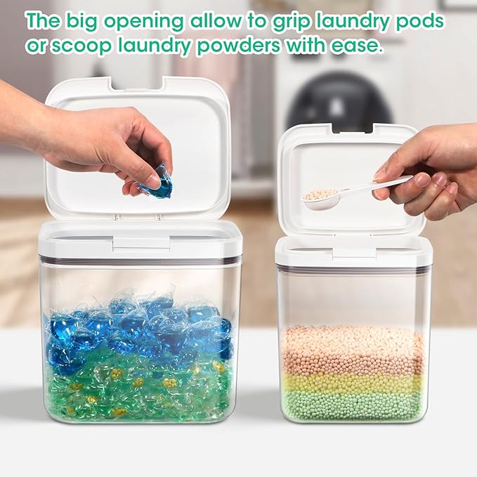 2 Pack Laundry Pods Container - Image 3