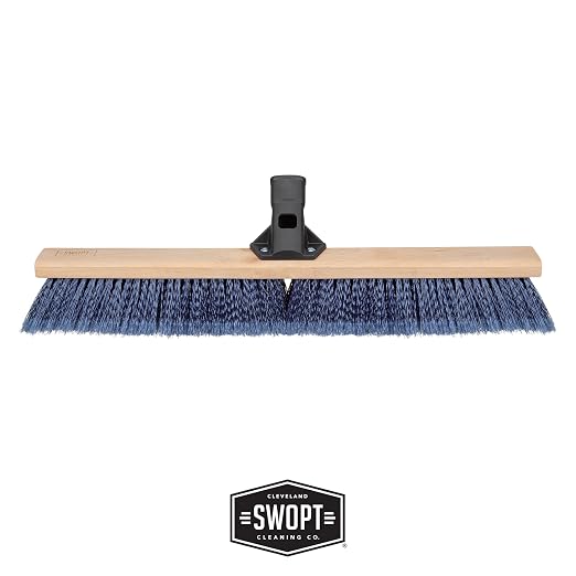 SWOPT 24” Premium Multi-Surface Push Broom Head — Indoor and Outdoor Push Broom - Image 2