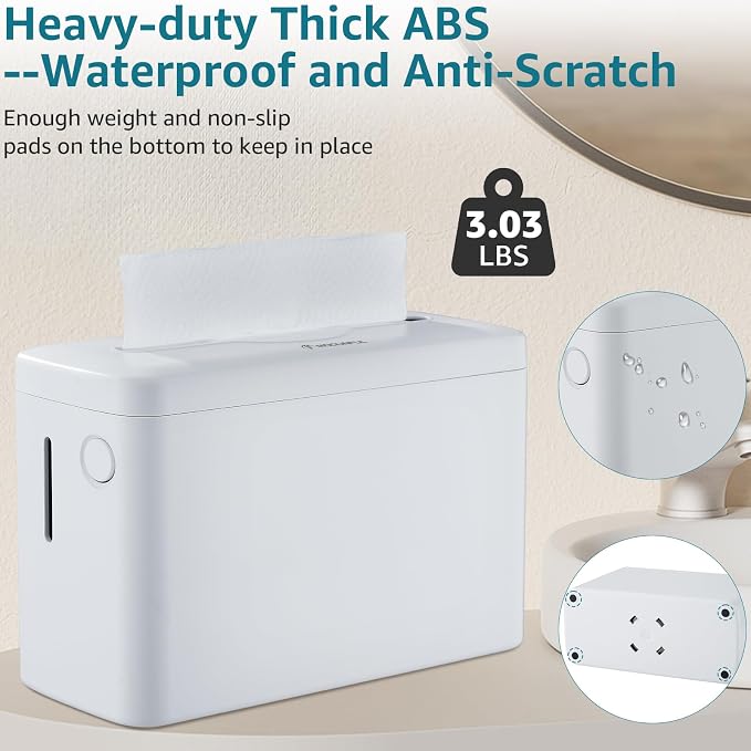 Trifold Paper Towel Dispenser Countertop, 300-Sheet Large Capacity - Image 4