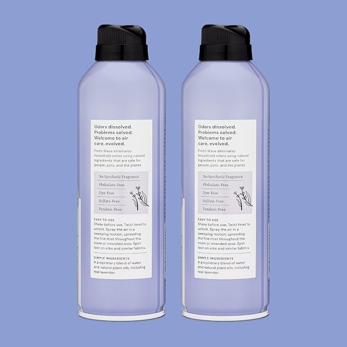 Fresh Wave Lavender Odor Eliminator Spray & Air Freshener, 8 oz. | Pack of 2 | - Image 8