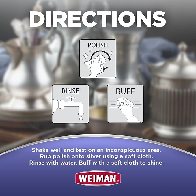 Weiman Silver Polish, 8 ounce Bottles - Image 4