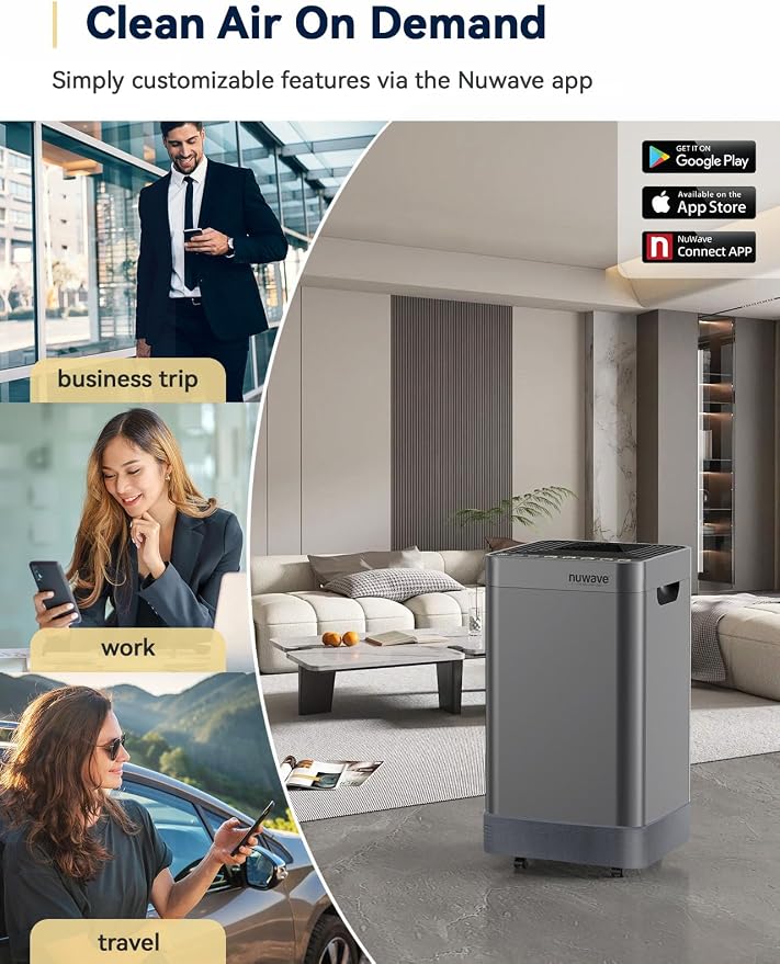 Nuwave Air Purifier for Extra Large Room 2934 Sq Ft, OxyPure Smart Air Purifier - Image 5