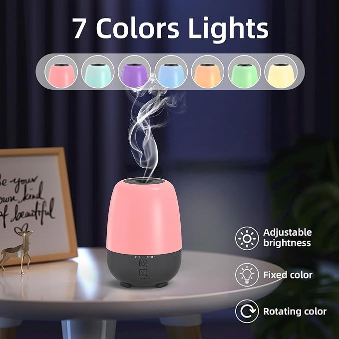 150ML Rechargeable Battery Operated Essential Oil Diffuser, Portable Cordless - Image 7