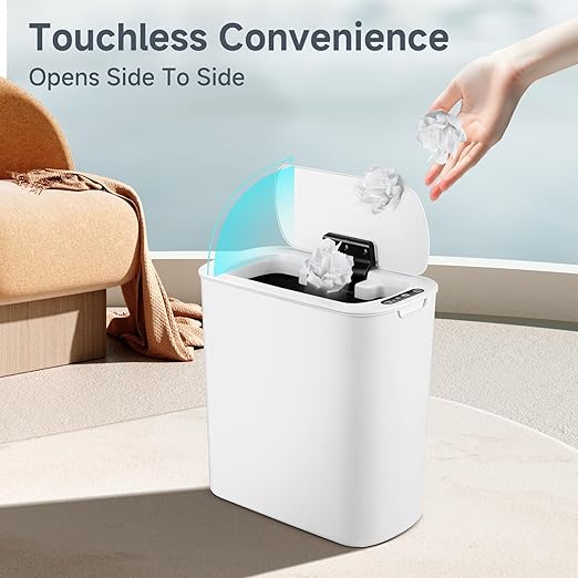TIPGO Automatic Motion Sensor Bathroom Trash Can - Image 2