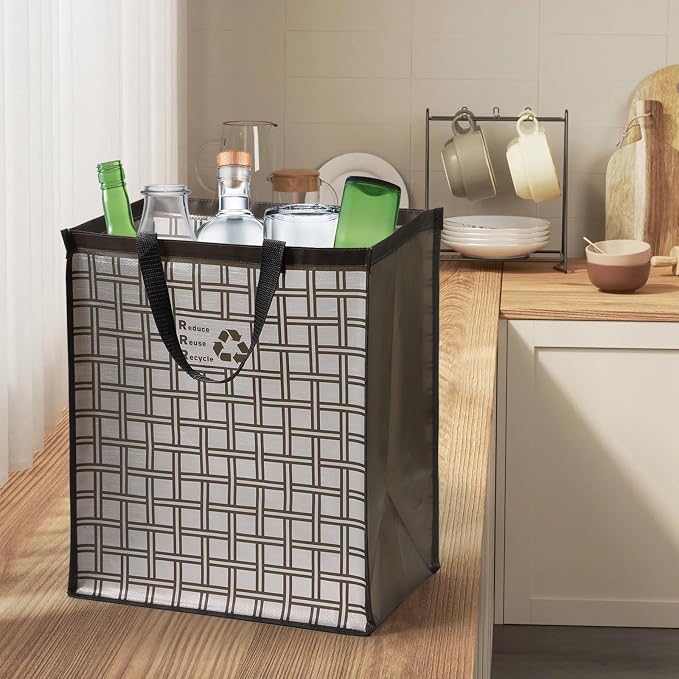 Lily queen Recycle Bin Bags for Kitchen Home Trash Cans Sorting Bins 12 Gallon - Image 6
