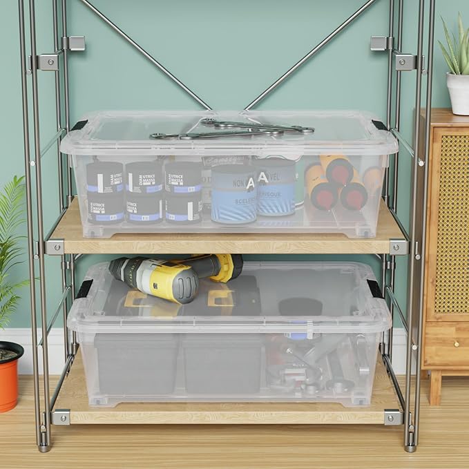 25 Quart Under Bed Clear Latch Bin - Image 4