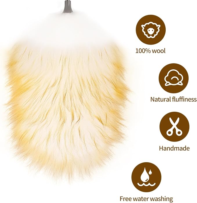 Mini Feathers Duster, Telescoping Lambswool Dusters - Image 3