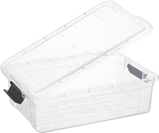 Superio Storage Bins with Lids, Stackable Totes, BPA Free, Odor Free, Organizer - Image 2