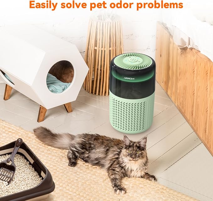 AIRROMI Air Purifier for Bedroom Home, HEPA Filter, Covers Upto 549 Ft² - Image 8