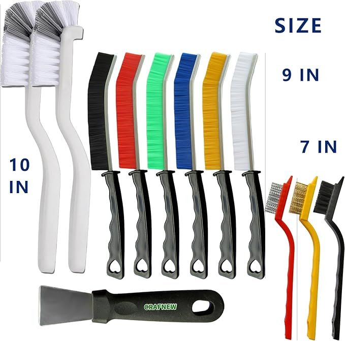 12Pcs Crevice Cleaning Brush Set, Designed specifically - Image 6