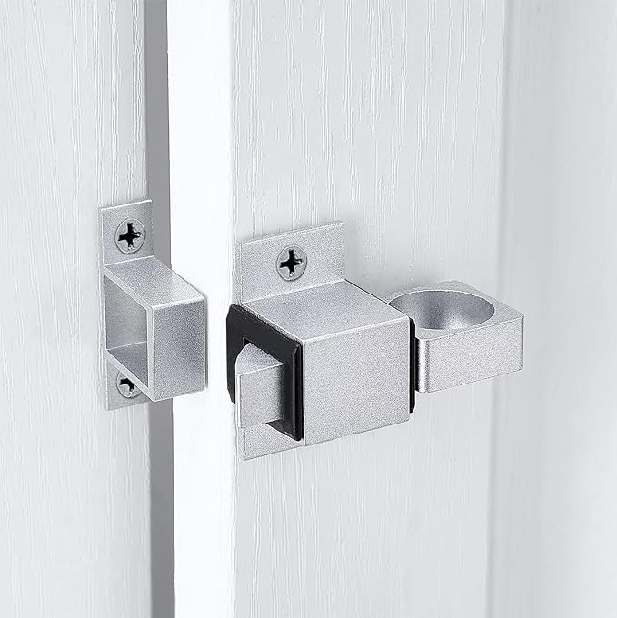 4 Packs Self-Closing Gate Latches, Aluminum Alloy Security Latch - Image 3