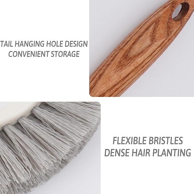 Crevice Cleaning Brush, Hard Bristle Grout Brush Gap Cleaner Tool - Image 2