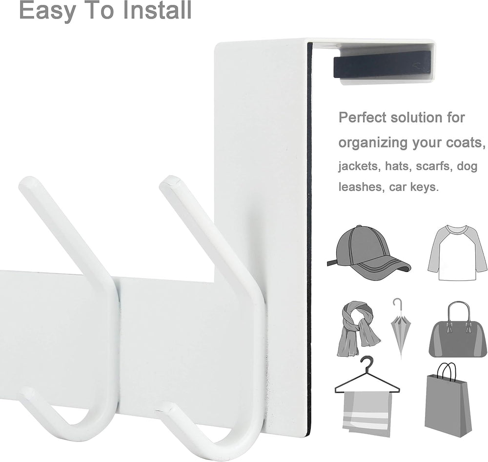 WEBI Over The Door Hooks for Hanging,Door Hanger,Over The Door Towel Rack,Ove...