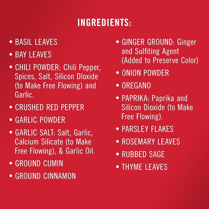 McCormick Spice Rack, Two Tier Chrome, Featuring 16 Herbs & Spices - Image 10