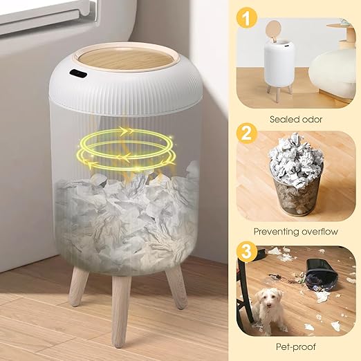 Automatic Motion Sensor Bathroom Trash Can - Image 4