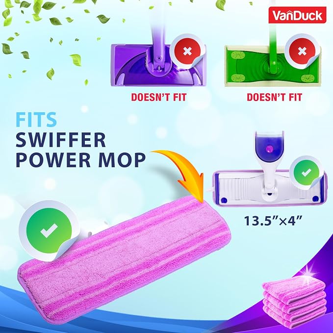 VanDuck Reusable Mop Pads Compatible - Image 2