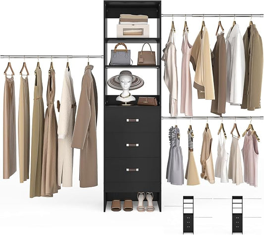 96'' Closet Organizer System by Besiost