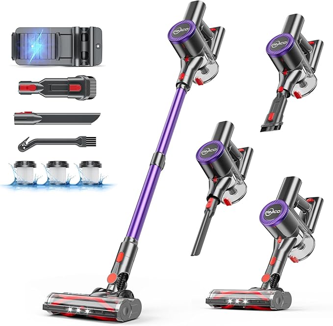 Cordless Vacuum Cleaner, 25kPA Vacuum Cleaners by SmartTechEffortlessClean