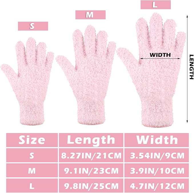 Patelai 3 Pairs Microfiber Plant Dusting Gloves Leaf Cleaning Gloves - Image 3
