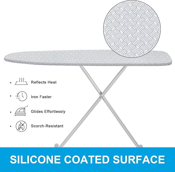 Dalykate Ironing Board Cover and Pad, Thick Padding, Elastic Edge, Scorch & - Image 5