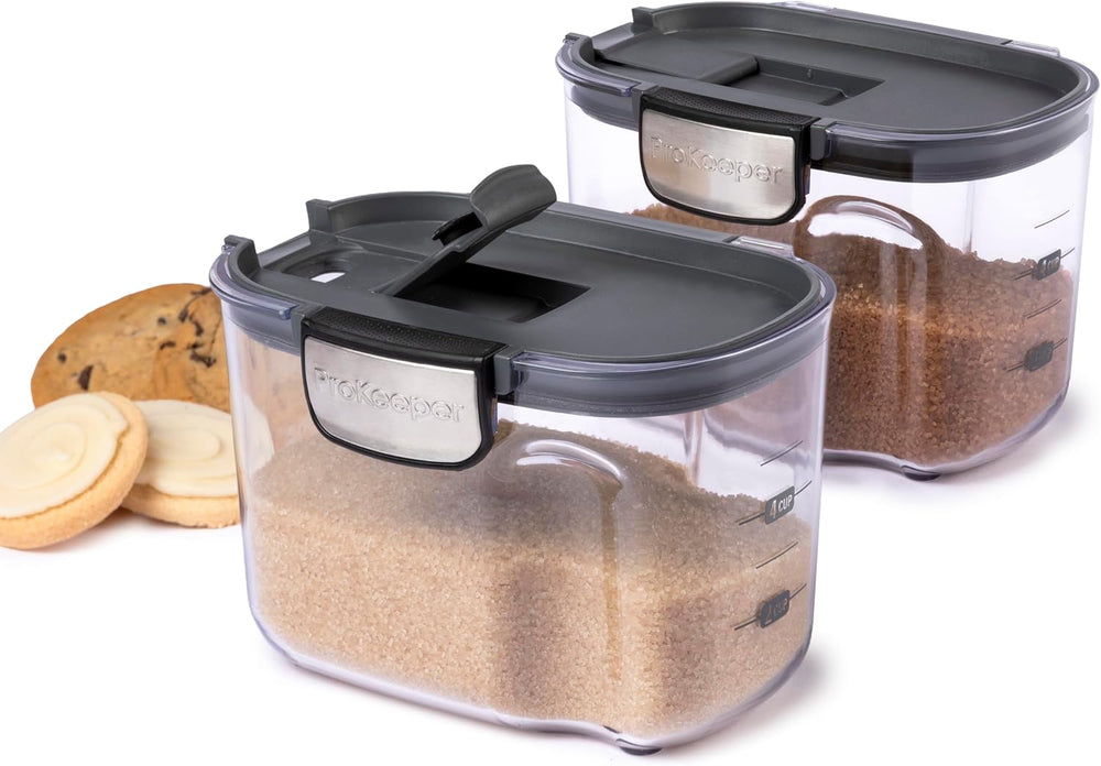 Progressive International ProKeeper+ Clear Plastic Airtight Food Baker's ...