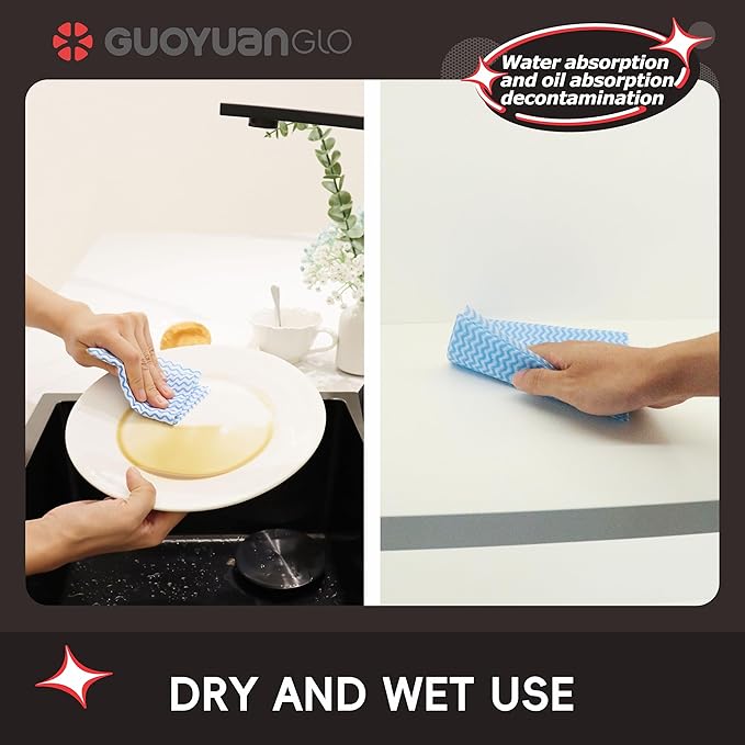 Disposable Dish Cloths Disposable Cleaning Towels Heavy Duty Reusable Cleaning - Image 6