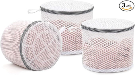 Muchfun 3Pcs Bra Wash Bags, Honeycomb Mesh Laundry Bags by Muchfun