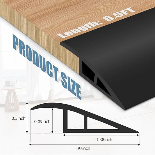 Floor Transition Strip Door Threshold 79" Floor Transition Reducer Trim on The - Image 2
