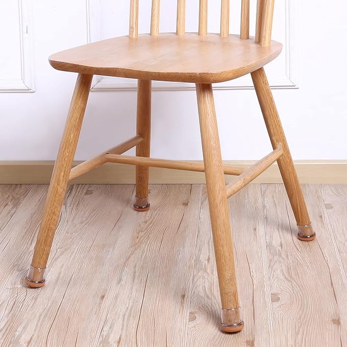 Ezprotekt 24 Pcs Clear Silicone Chair Leg Floor Protectors - Image 7