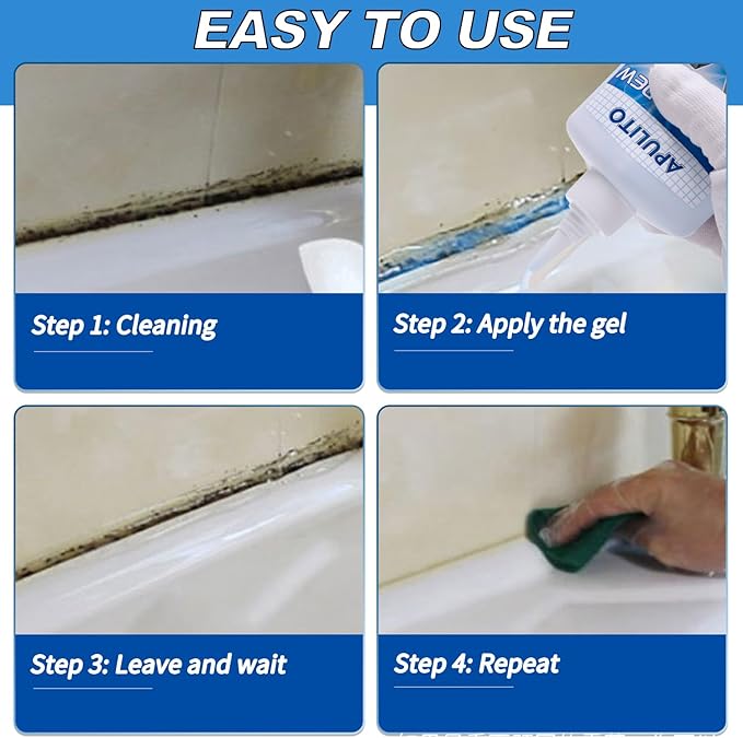 APULITO Household Cleaner Gel for Bathroom Shower Tile Tub Sink Cleaning - Image 5