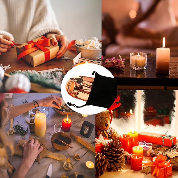 5 in 1 Candle Accessory Set, Candle Wick Trimmer Cutter, Candle Snuffer & - Image 8