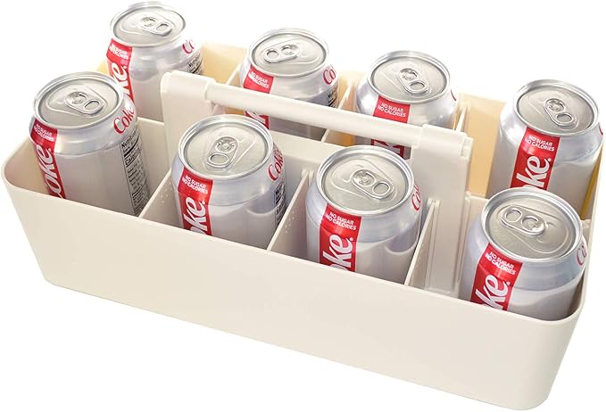 2 PACK - Portable DIY 8 Dividers Durable Plastic Organizer Tote Tool, Vanity - Image 9