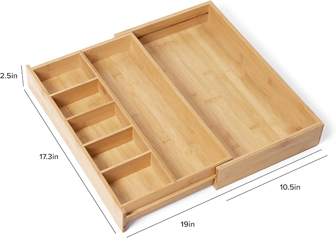 KitchenEdge Adjustable Kitchen Drawer Organizer - Image 8