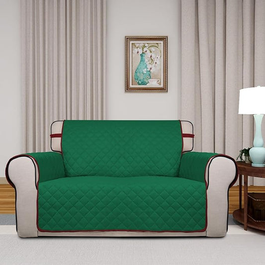 PureFit Reversible Quilted Sofa Cover, Water Resistant Slipcover Furniture - Image 2
