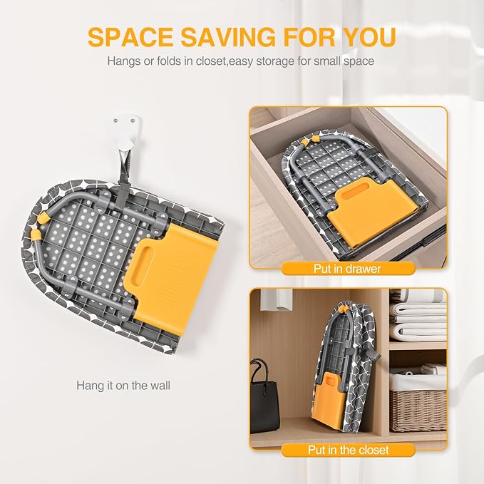 APEXCHASER Foldable Ironing Board, Tabletop Small Board - Image 5