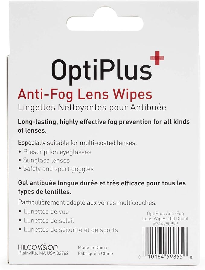 OptiPlus Anti Fog Pre-Moistened Cleaning Wipes - Image 3