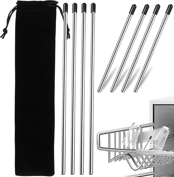 Bottles Bottles Bottles Bottle Holders Dishwasher 8pcs Dish Drying Rack by SOLUSTRE